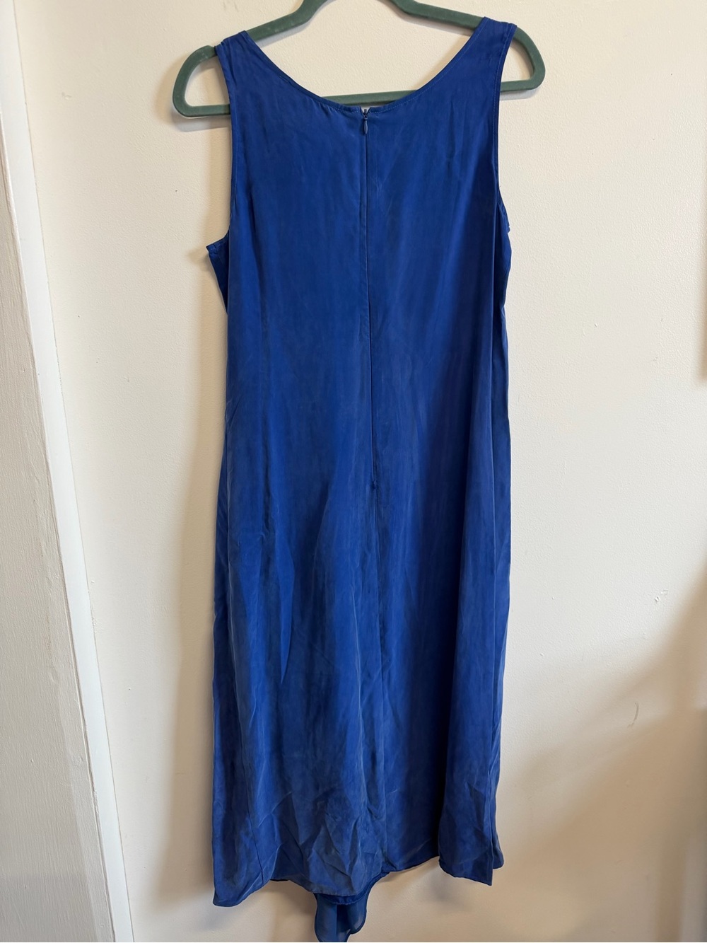Samantha Pleet New with Tags Blue Silk Tie MIDI Dress Size 2 - Picture 4 of 7